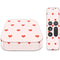 Pink and Red Hearts Apple TV Skin